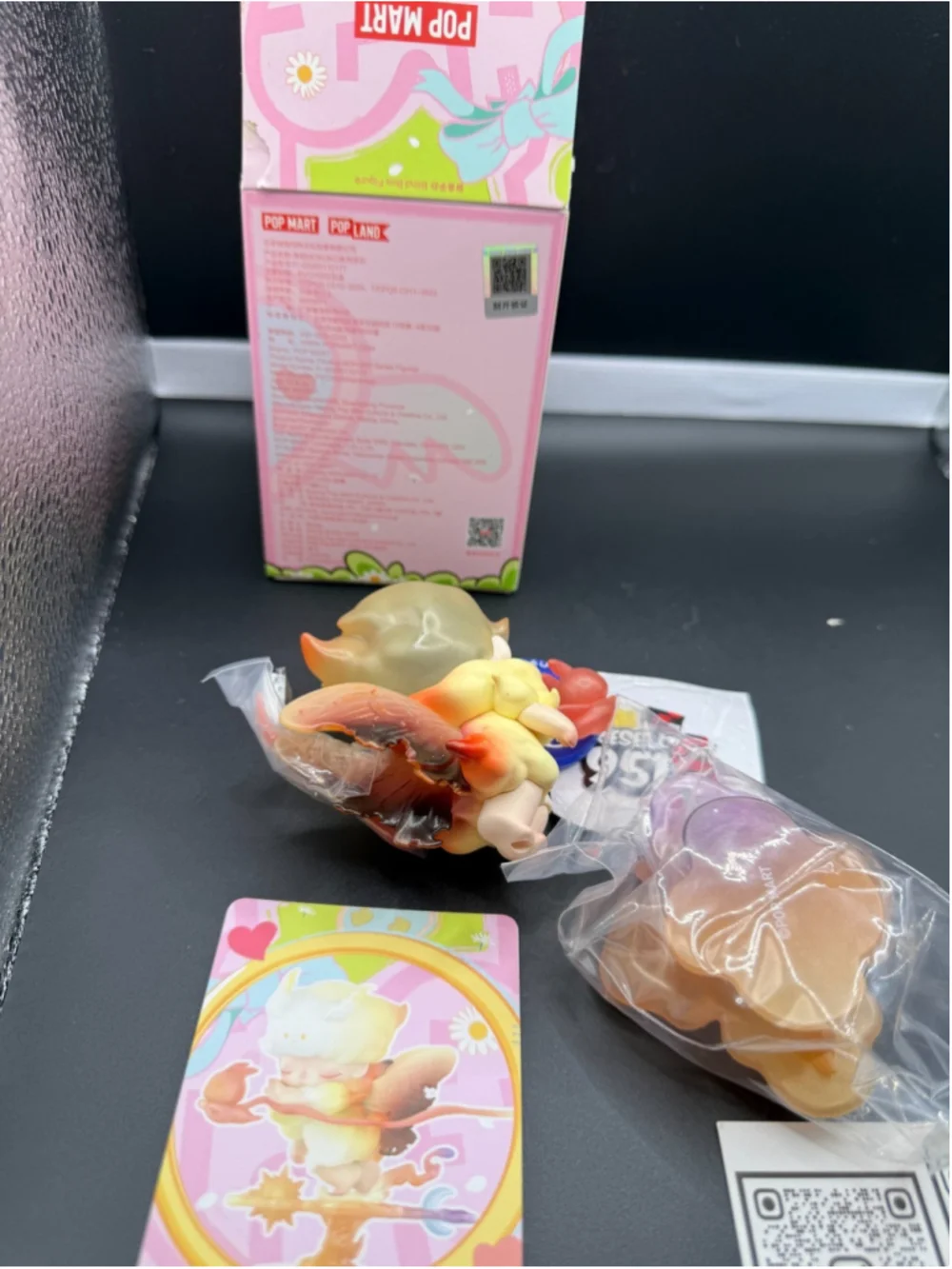Labubu Pop Mart Finding Mokoko Follow The Light Designer Collectible Figure